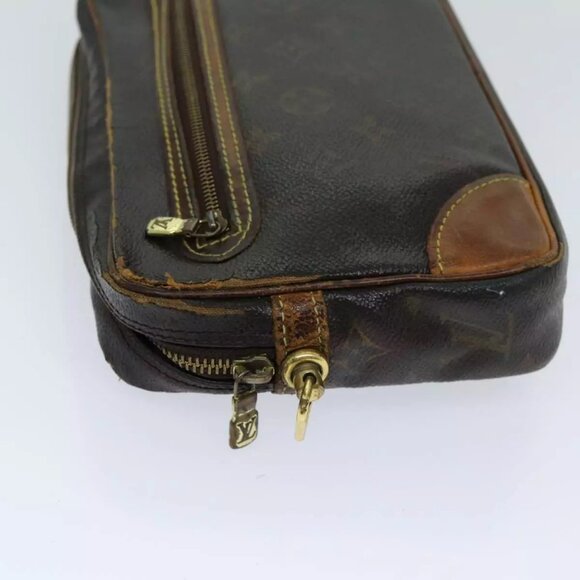 LOUIS VUITTON Monogram Marly Dragonne GM Clutch Bag M51825 LV Auth bs14639 - Picture 4 of 16